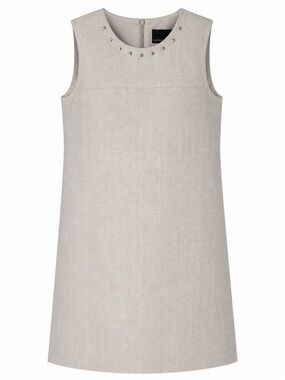 Cynthia Rowley Linen/Cotton Shimmer
Studded dress Medium NWT
